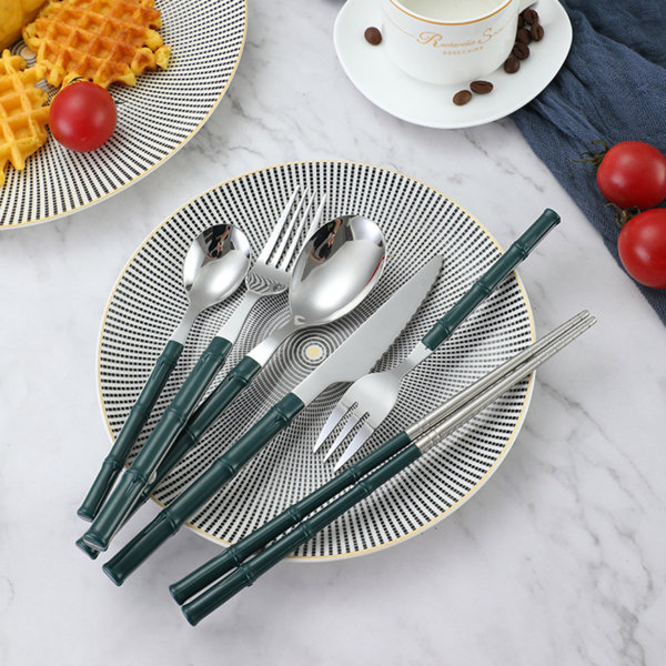 Bay Isle Home™ Cylinder Stainless Steel Flatware Set Wayfair